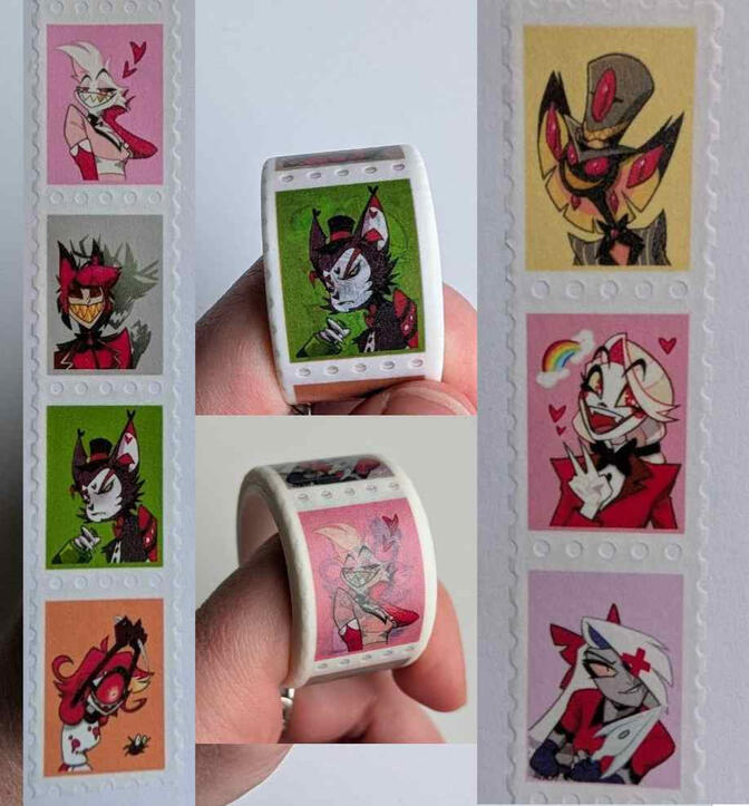 Hazbin Washi Tape